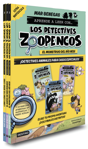 LOS DETECTIVES ZOOPENCOS 1-3. PACK APRENDER A LEER