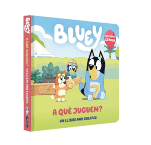 BLUEY. LLIBRE DE CARTRÓ AMB SOLAPES - A QUÈ JUGUEM?